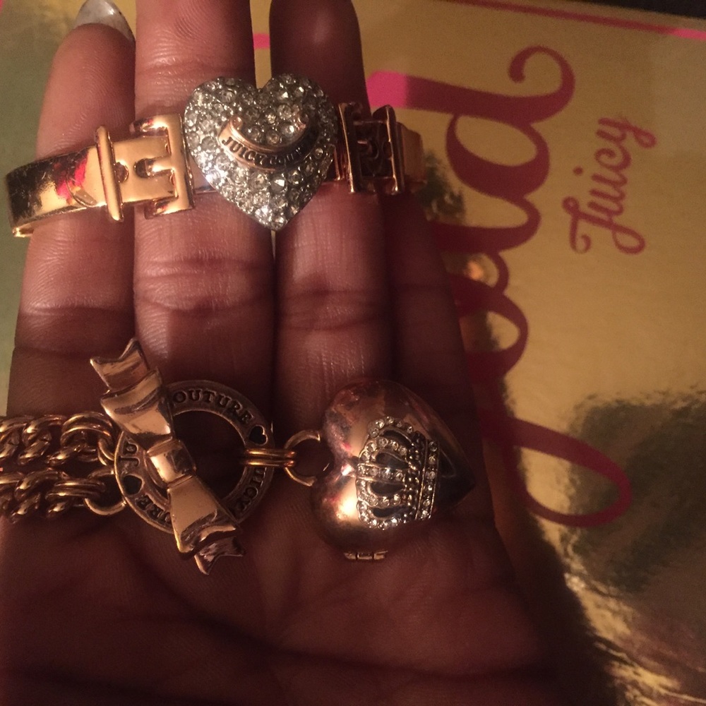 Juicy Couture Rose Gold  Bracelet & Toggle Locket